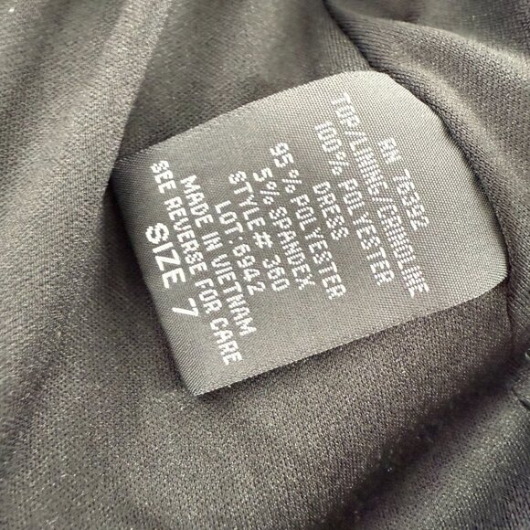 Snap Formal Dress Party Event Prom Blue & Black Adjustable Straps Juniors 7 Rose - Picture 7 of 14